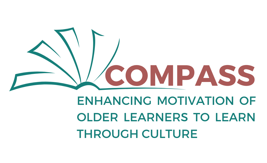 Compass full logo with slogan